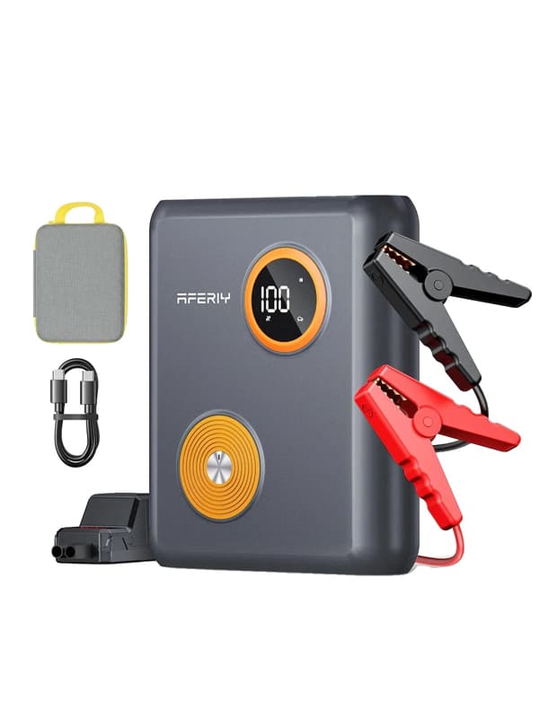 Bil Jump Starter, 27500mAh Kapacitet, Spidsstrøm 2000A,GK03