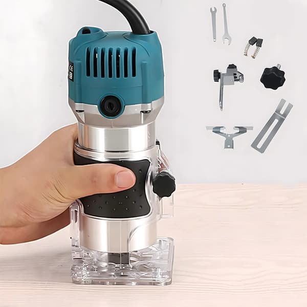 Träfräs, Högpresterande, Ergonomisk Design,800W