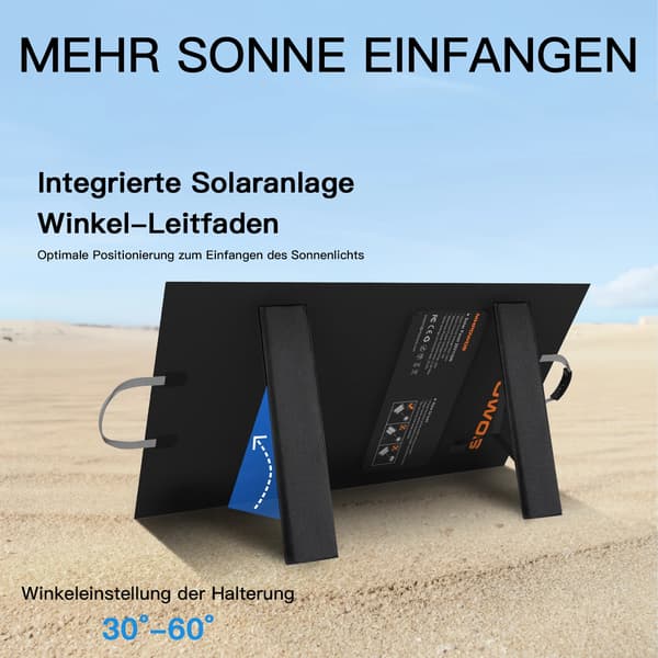 Solpanel, 110W Effekt, Vandtæt Design,110W solpanel