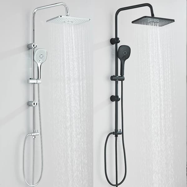 Regnbruser System, Håndholdt Bruser, Vægmonteret Installation,Krom