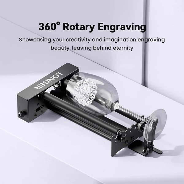 Rotary Roller, 360° Rotation, Justerbar Diameterintervall,LÄNGRE Rotary Roller Upgrade Kits