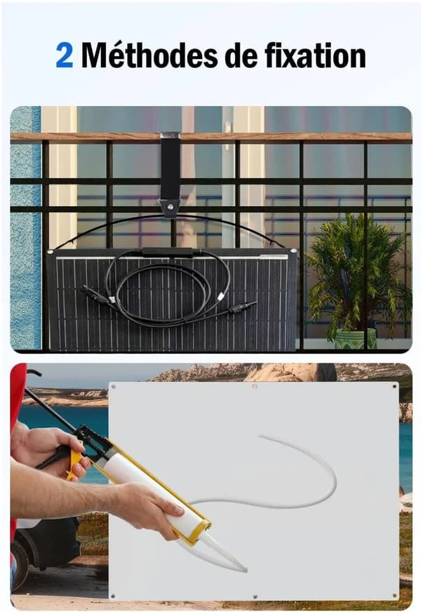 Solpanel, Flexibel Design, Hög Effektivitet,ETFE100W   2PC