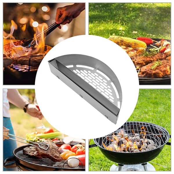 Grillkurv, Stor Kapacitet, Rustfrit Stål Konstruktion,Sølv
