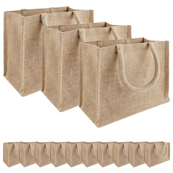 Jutepåsar, Hållbart Material, Miljövänlig Design,Brun