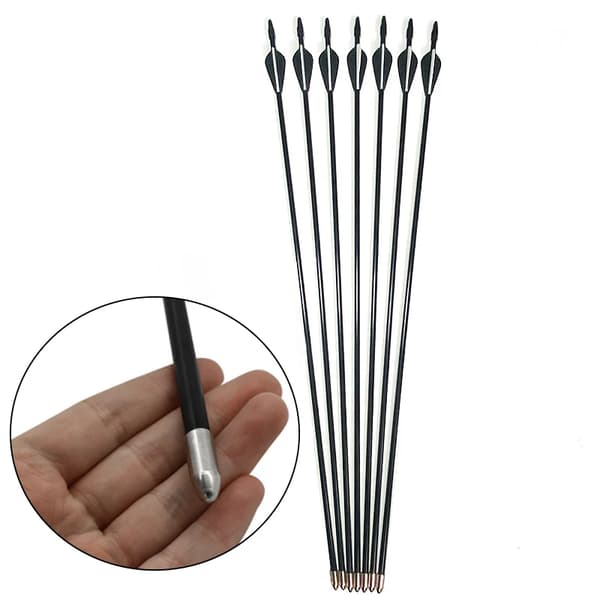 Pilar, Hållbart Kompositmaterial, Metallspetsar,12pcs