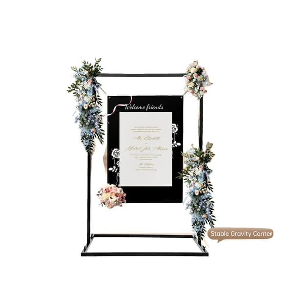 Bröllopsskyltställ, 75*50*110cm Mått, Elegant Design