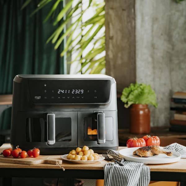 Ilmafriteeri, kaksoiskammio, 2700W teho,EU