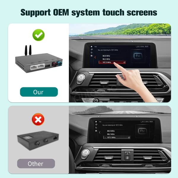 Trådlös CarPlay Android Auto Gränssnitt, Plug-and-Play Installation, Högkvalitativ Ljud,EVO