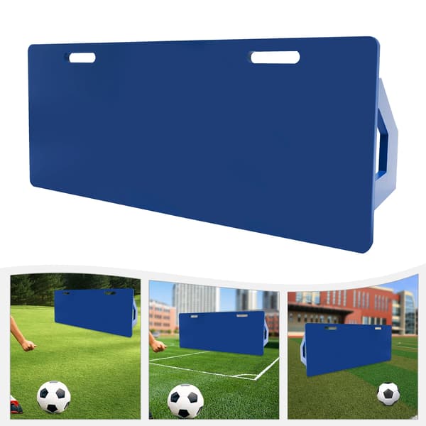 Fodbold Bounce Board, Holdbart Materiale, Alsidig Brug,Blå