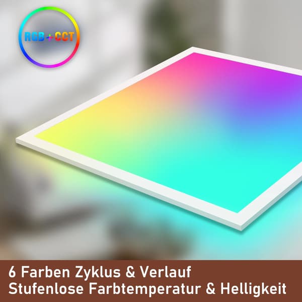 LED Loftlampe, Dæmpbar, Farveskiftende,28W, ændrebar