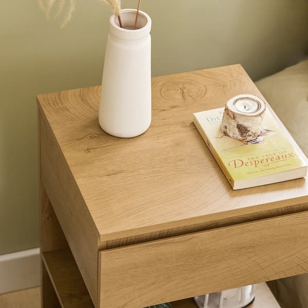 Natsbord, Generøs Opbevaringsplads, Moderne Design,Kaffe