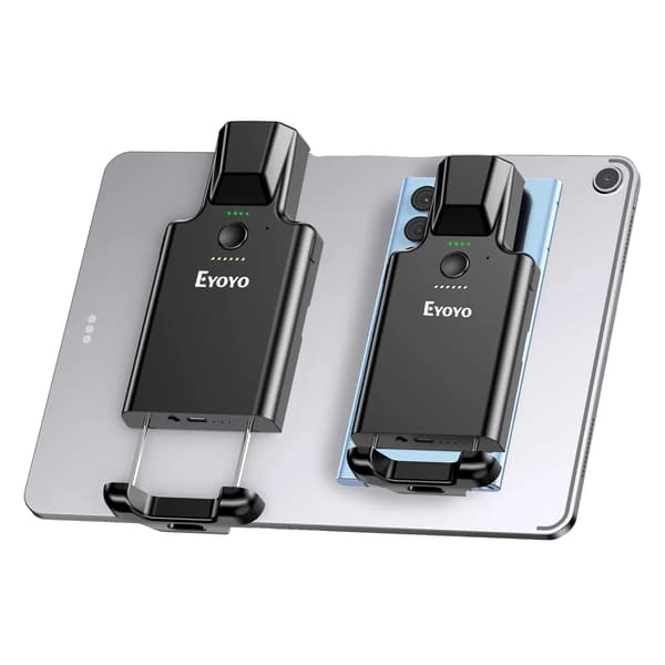 Stregkodescanner, Bluetooth-forbindelse, 1D & 2D scanningskapacitet,sort
