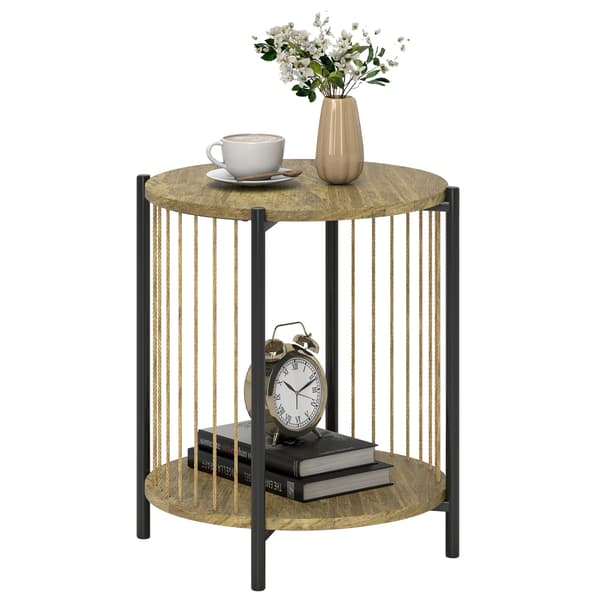 Sidobord, Modern Design, Funktionell Förvaring, Beige