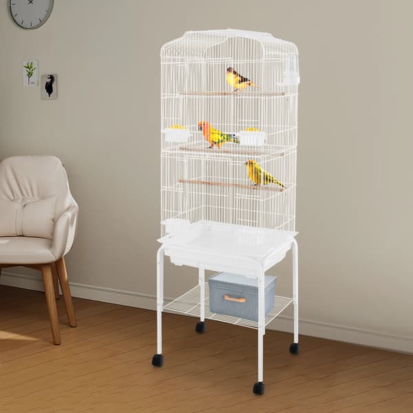 Fuglebur, Elegant Design, Nem Mobilitet,HVID