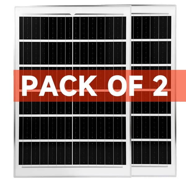 Solpanel, Høj Effektivitet, Vejrbestandigt Design,2pcs