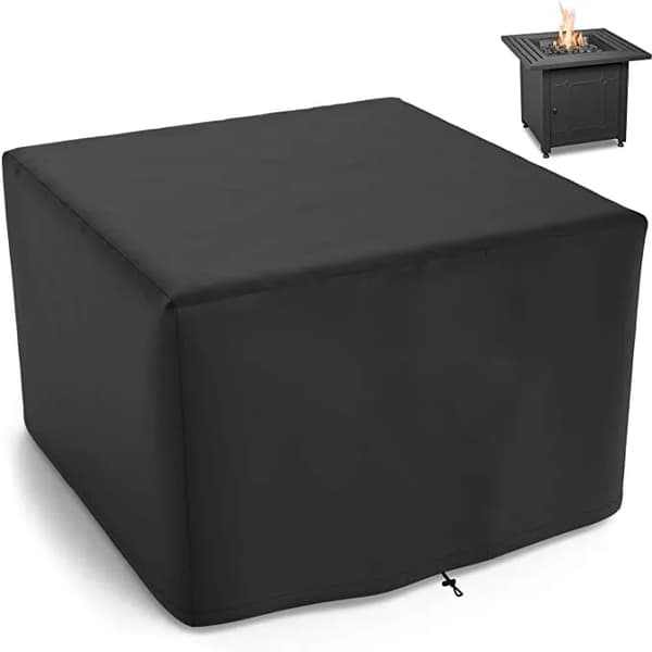 Bålsted Dække, Vandtæt Beskyttelse, Holdbart Design,79x79x61cm, sort-a