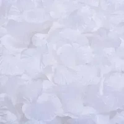 Rosblad, konstsilke, mångsidig dekoration,VIT, 5000PCS(50Påsar)