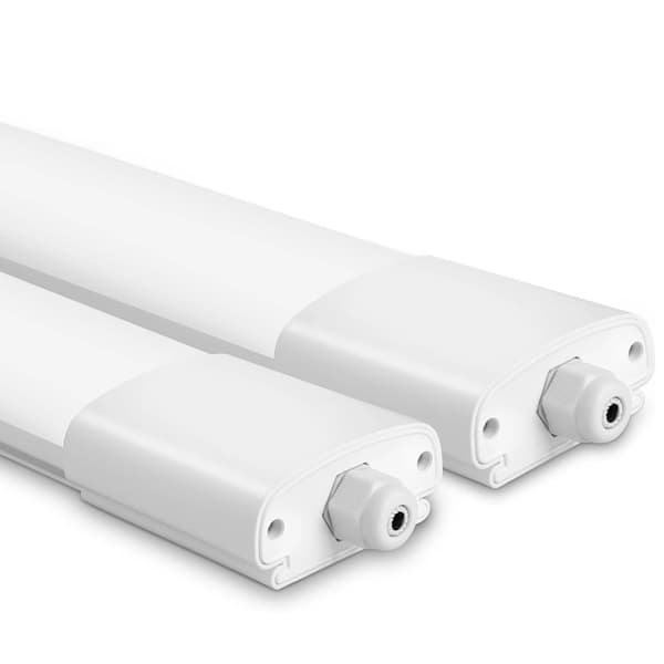 Loftlampe, Vandtæt, Energi Effektiv,36W, Neutral Lys, HVID, 2pcs