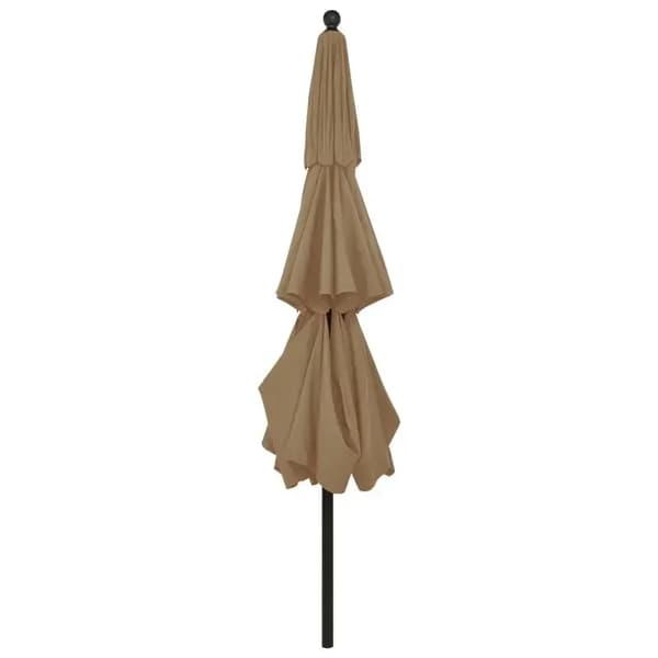 Haveparasol, Holdbar Aluminium Design, 3,5m Kappe,hær grøn