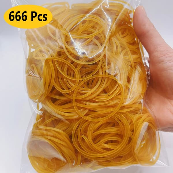 Gummiband, Hög Elasticitet, Hållbart Naturligt Gummi,666pcs