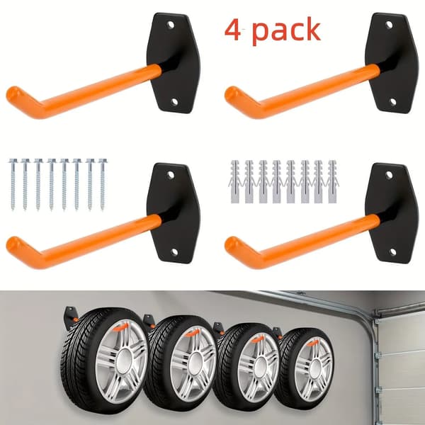 Väggkrokar, Tungt Stål, Mångsidig Design,4PCS