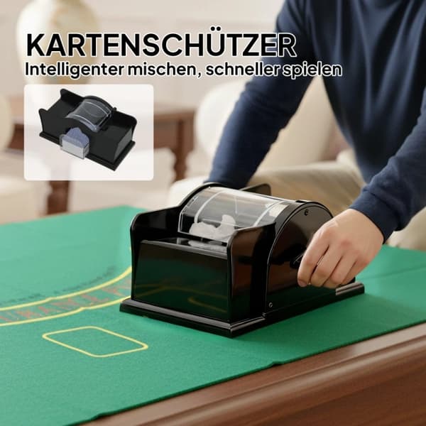 Poker Spil Sæt, 300 Chips, 2 Sæt Kort,Sølv