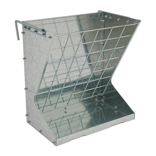 Fårfoder, Q235 Stål, Rektangulær Form, Dybde af Fodertrug 4 cm, Gulvstående, Multifunktionel Brug