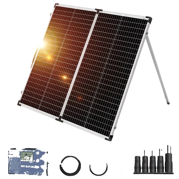Solpanel, Fällbar Design, Effektiv Energikonvertering,160w