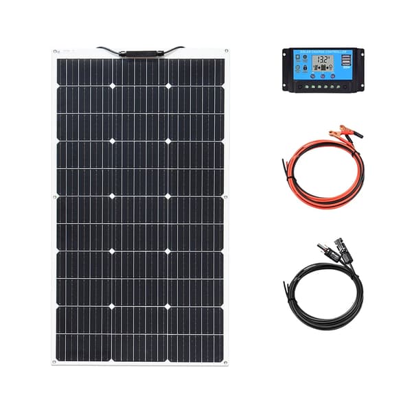 Flexibel design, hög effektivitet, lätt konstruktion,100W solkit 12V
