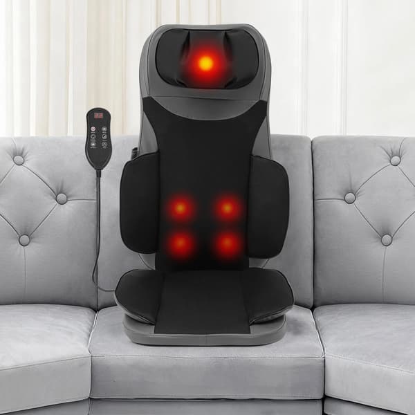 Massage sædepude, varmefunktion, vibrationsmassage,sort