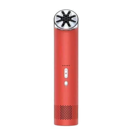 Bärbar Mini Fläkt, USB Driven, Lätt Design,Röd