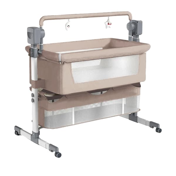 Babyseng, Foldbart Design, Bluetooth Musikfunktion,BEIGE