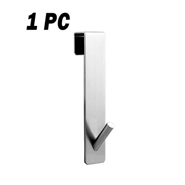 Brusekabinedørskrog, Rustfrit Stål, Pladsbesparende Design,Sølv-1PC, 17.8cm-b