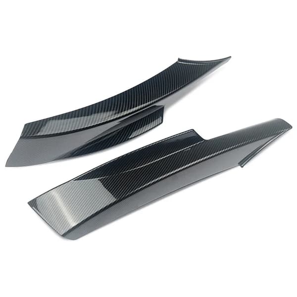 Front Splitter, M Performance Stil, Holdbart ABS Plast,Kulfiberlook