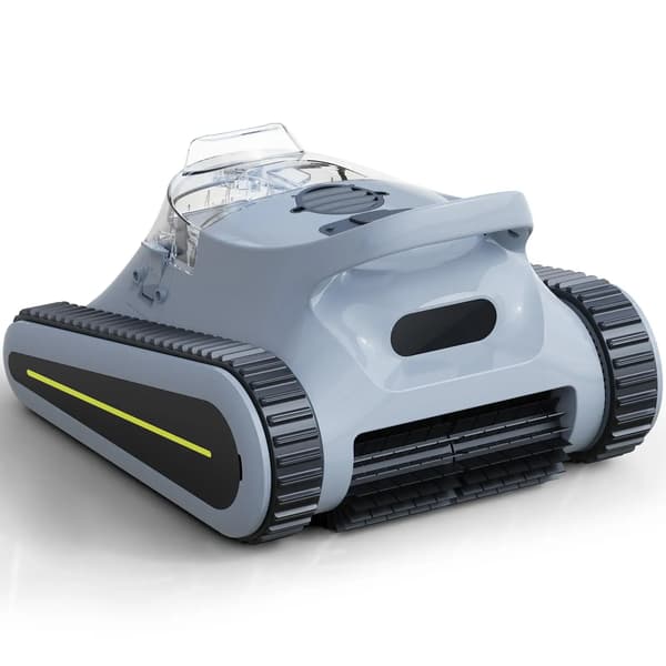 Robot Pool Vacuum, Kraftig Sugeevne, Trådløs Design,Grå