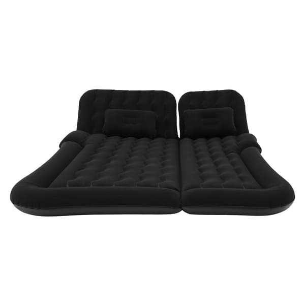 Luftmadrass, uppblåsbar design, stöder 300 kg,svart