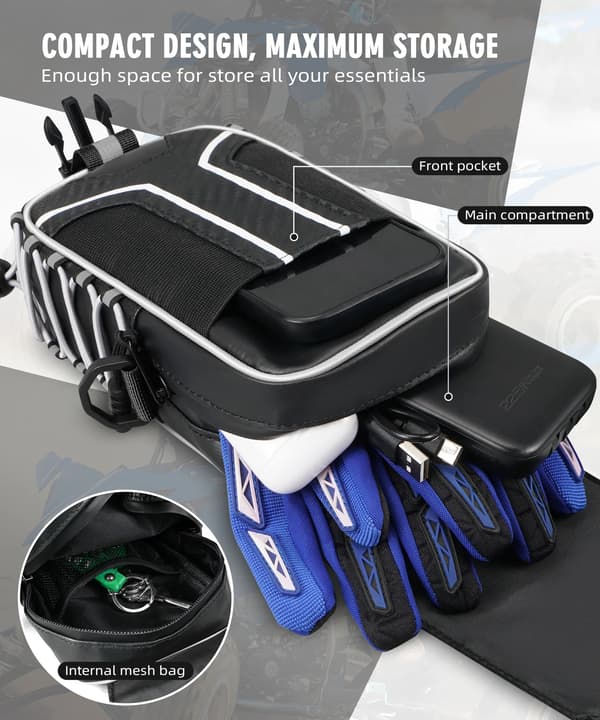 ATV Fender Bag, Holdbart Materiale, Vandafvisende,grøn
