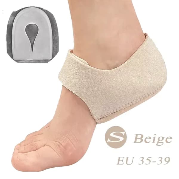 Støtteindlæg, U-formet silikonegel, smertereduktionsfunktioner,S til kvinder beige