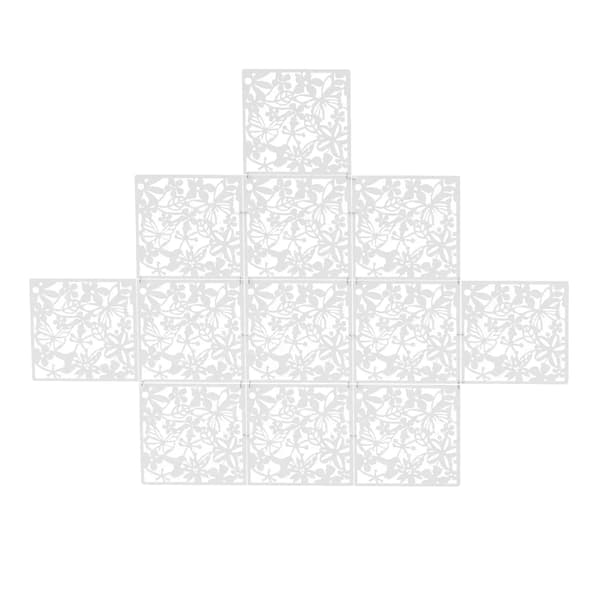 Rummodulerende, Holdbart Materiale, Tilpasseligt Layout,HVID