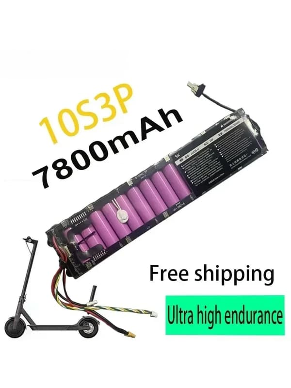Batteripack, 7800mAh kapacitet, Smart BMS-teknik,7800mah