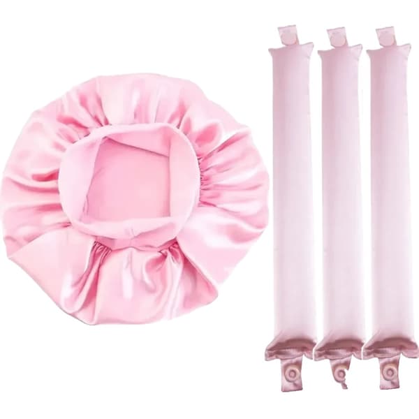 Varmefri Krøllestav, Skummateriale, Behagelig Brug Om Natten,4stk pink