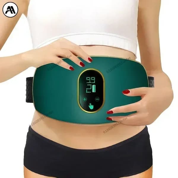Kropsslankende Massager, Vibrationsterapi, USB Genopladelig,GrønA