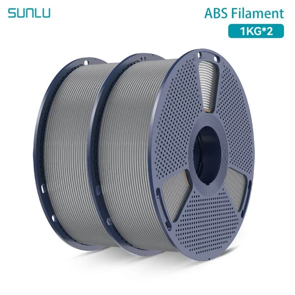 3D Filament, ABS Material, Kompatibel med FDM-printere,Grå 2KG
