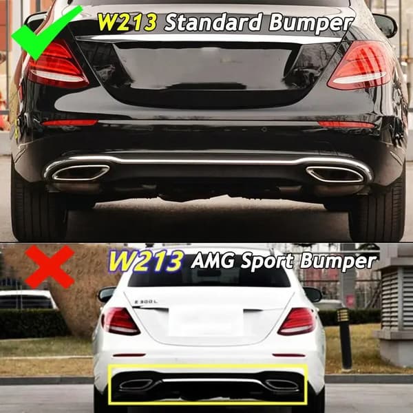 Bageste kofanger diffuser, sporty design, forbedret ydeevne,Glansende sort