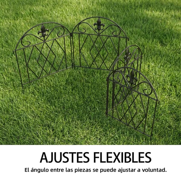 Havehegn, Robust Metal Konstruktion, Elegant Design,sort