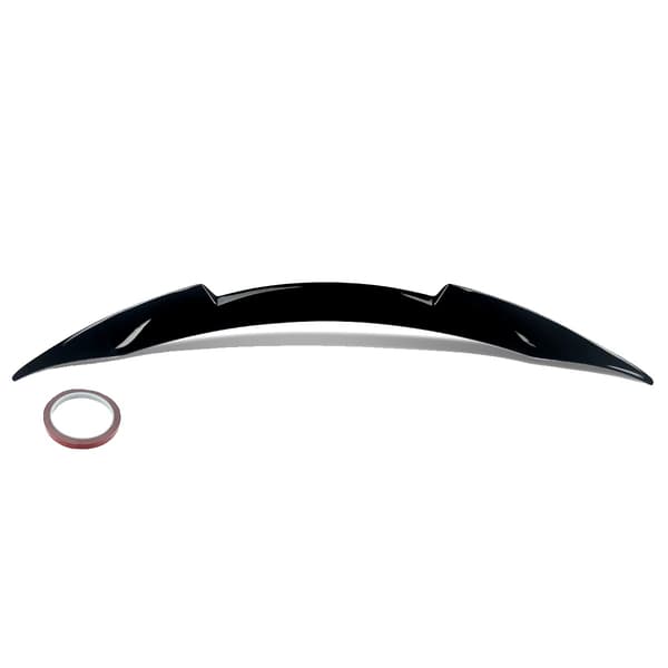 Bagspoiler, Aerodynamisk Design, Holdbart ABS Plast,Glans Sort