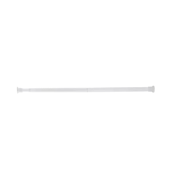 Bruseforhængsstang, Justerbar Længde, Teleskopisk Design,hvid80-183CM
