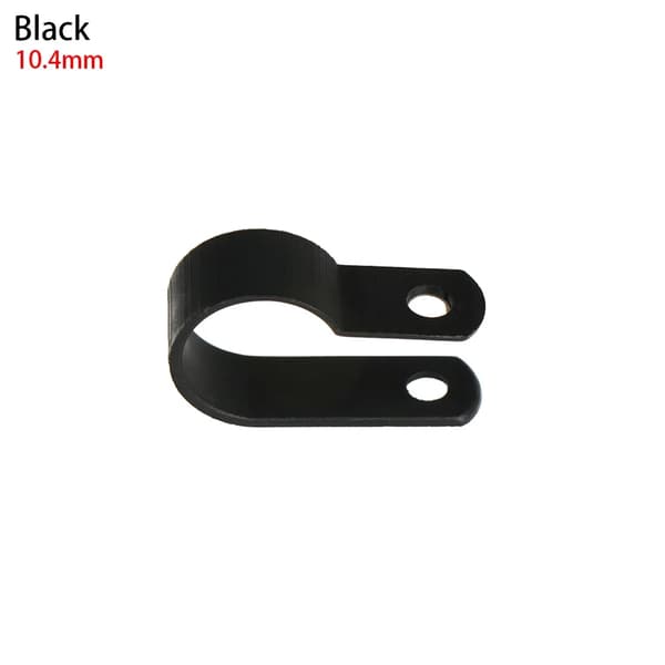 Kabelklemme, Nylonmateriale, 100 Stykker,10.4mm sort