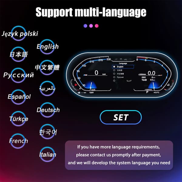 Speedometer, 12,3 Tommer Digital Skærm, Plug and Play Interface,E87 NE Carplay