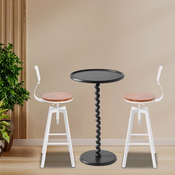 Barstol, Justerbar Höjd, Modern Design, VIT
